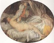 Jean Honore Fragonard The Stolen Shift (mk08) oil on canvas